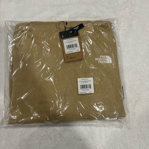 brand new large khaki stone north face hoodie